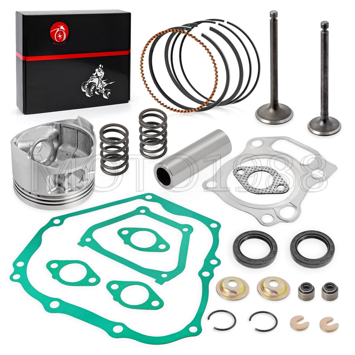 Top End Kit Piston Valve Gasket for Yamaha Golf G16G20