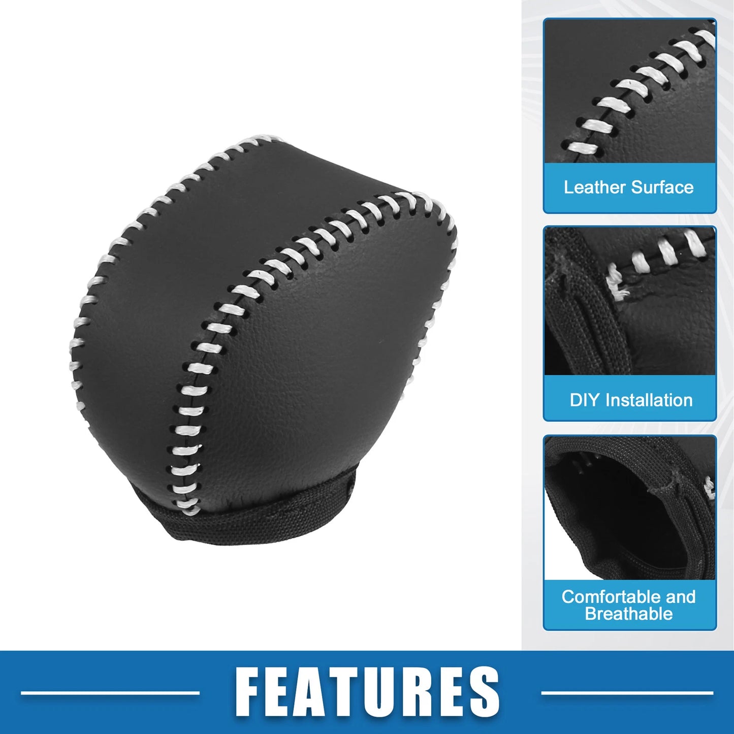 Gear Shift Knob Cover for Lexus NX250 RX350 (2022-2024) Black White