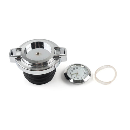 Chrome Fuel Gas Tank Oil Cap Cover for Harley Sportster 883, Softail, Dyna