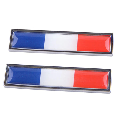 France French Flag Emblem Car Badge Decal Sticker for Vehicle