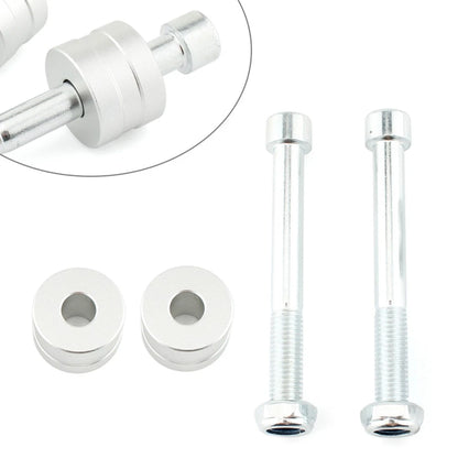 Handle Bar Risers for Ducati Hypermotard 1100 (2007-2009) Silver