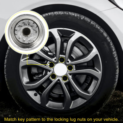 315 Wheel Lock Lug Nut Set with Protector Socket for Mercedes Benz