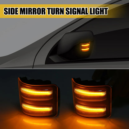 Mirror Turn Signal Light 7C3Z13776 for Ford (2007-2014) - 1 Pair