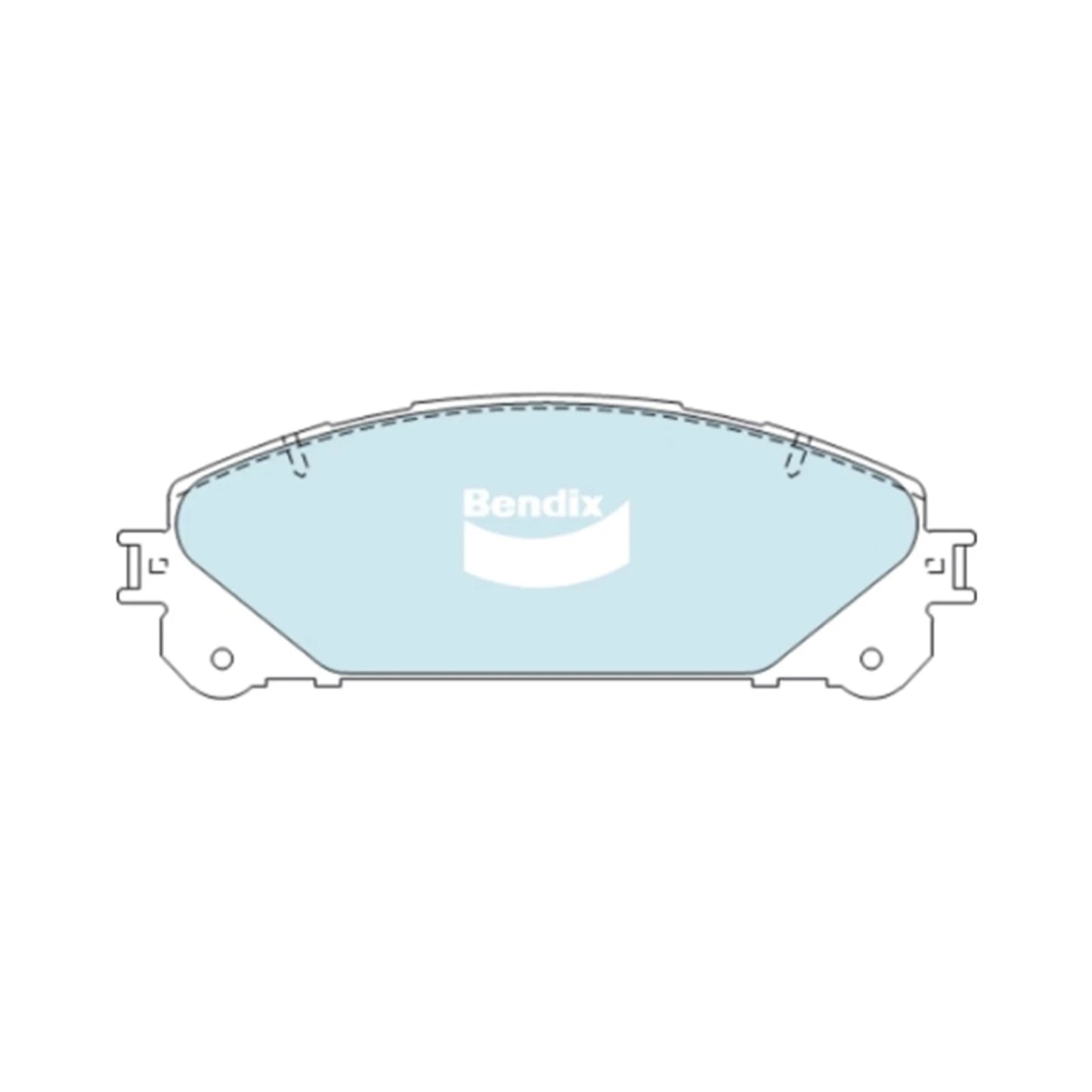 4WD Front Disc Brake Pad Set for Kluger GSU40/45/50/55 (2007-2020)