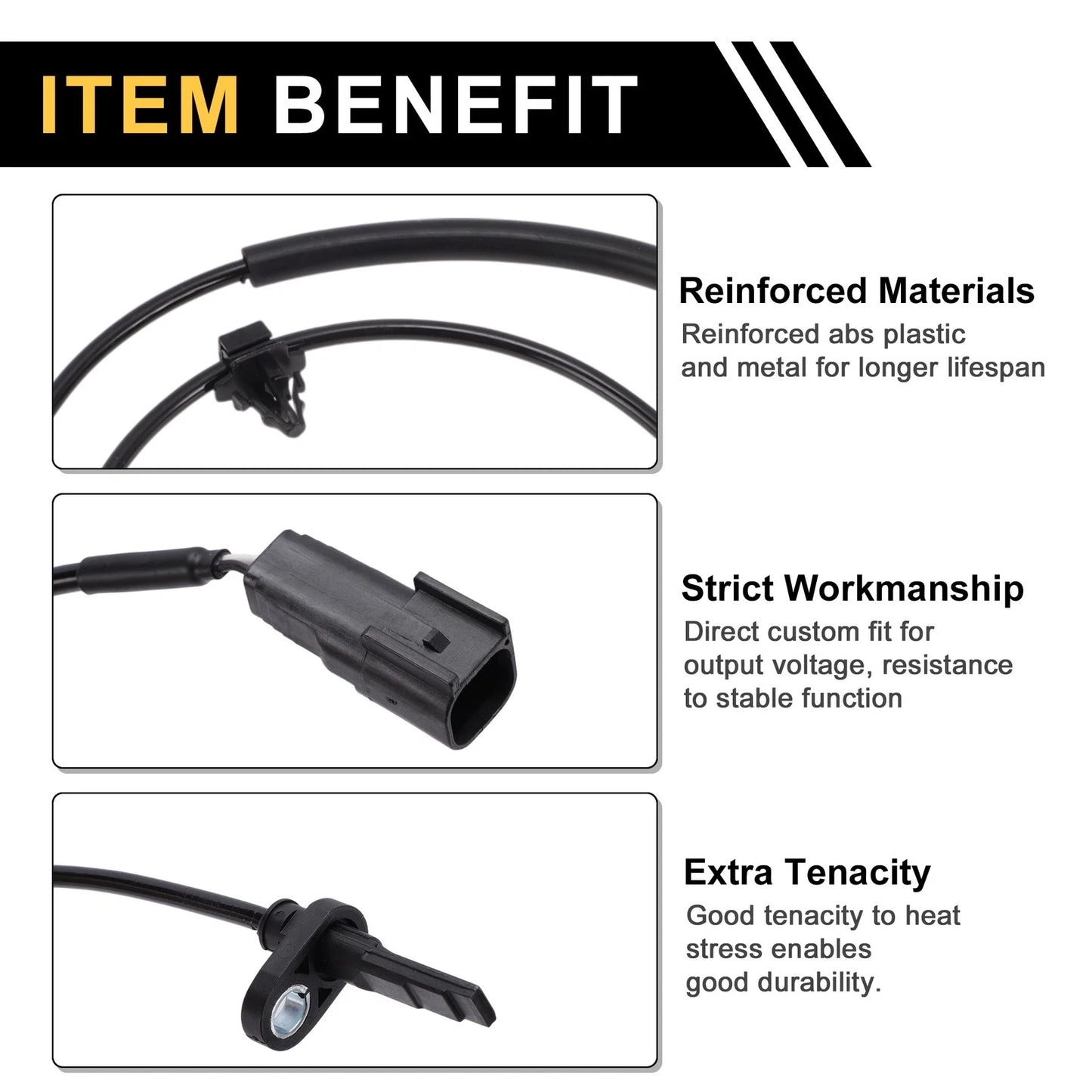 ABS Wheel Speed Sensor for Mazda CX-3 (2016-2023) 1 x Left/Right Front