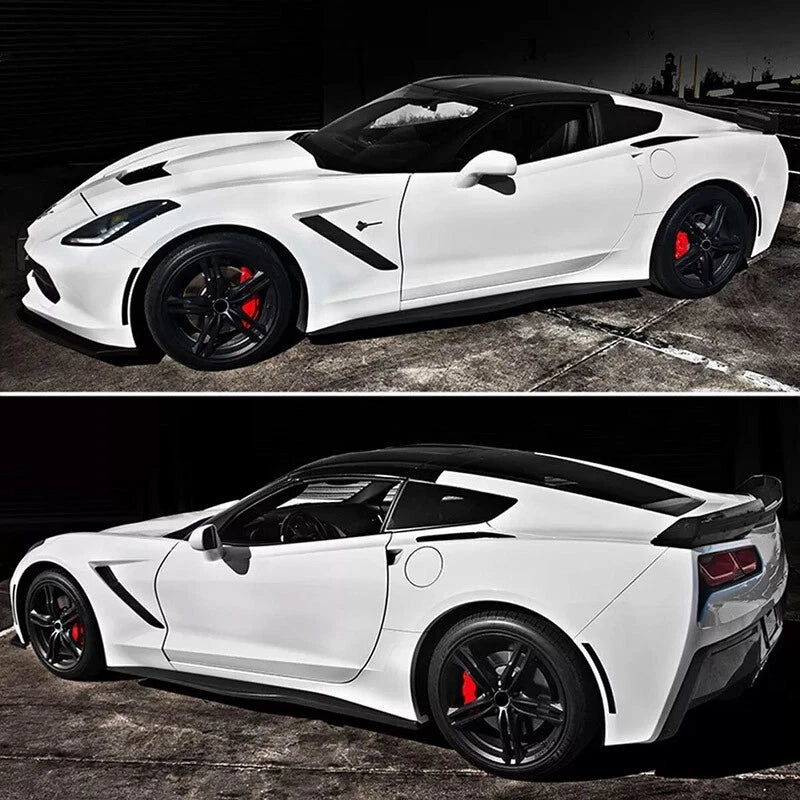 C7 Corvette Z06 Style Side Skirts Extensions 2014-2019 Gloss Black