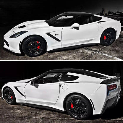 C7 Corvette Z06 Style Side Skirts Extensions 2014-2019 Gloss Black