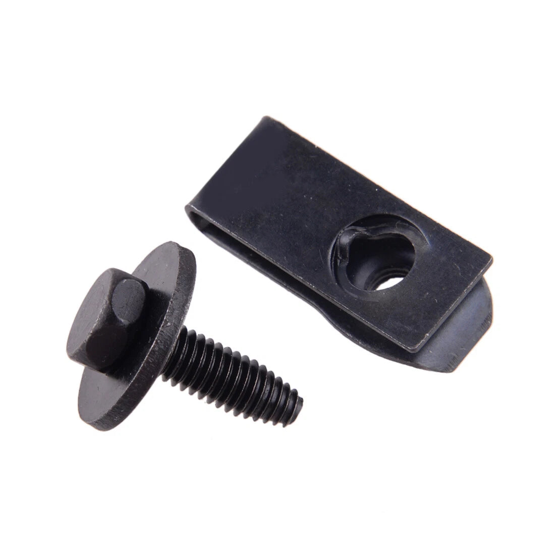 20 x Car Body Bolts U Nut Clips M6 Hex 10mm for Ford Truck