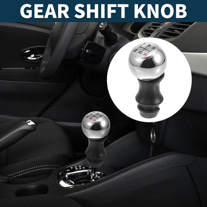 5 Speed Manual Gear Shifter Knob for Peugeot 106 (1991-1996) Chrome Red