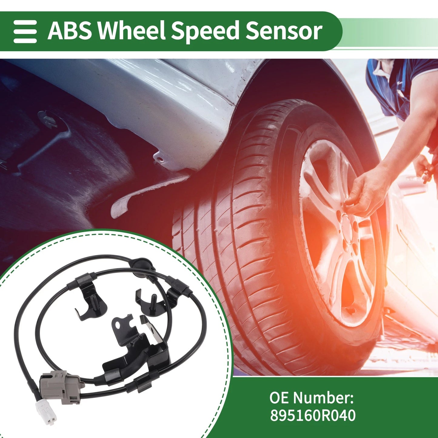 ABS Wheel Speed Sensor Rear Left for Toyota RAV4 (2013–2018)