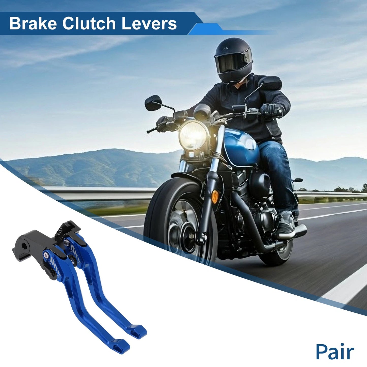 Adjustable Short Brake Clutch Lever for Kawasaki ZX6R ZX 6R 636 ZX-6R (2019–2025)