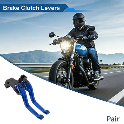 Adjustable Short Brake Clutch Lever for Kawasaki ZX6R ZX 6R 636 ZX-6R (2019–2025)