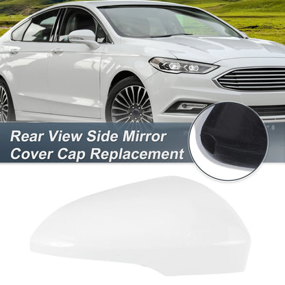 Right Mirror Cover Cap White for Ford Fusion (2013-2019)