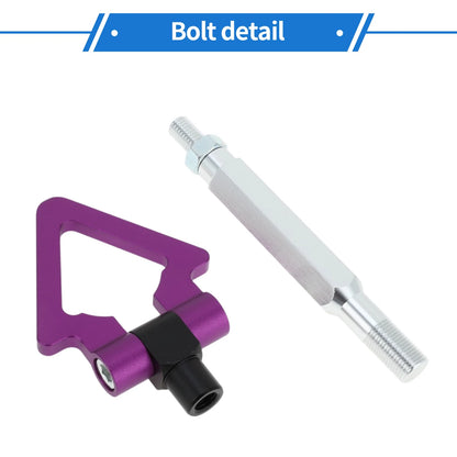 Purple Front/Rear Triangle Tow Hooks for Subaru Impreza