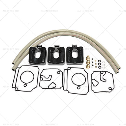 3 x Carburetor Rebuild Kit for Yamaha 2-Stroke 40/50HP Outboard Motor