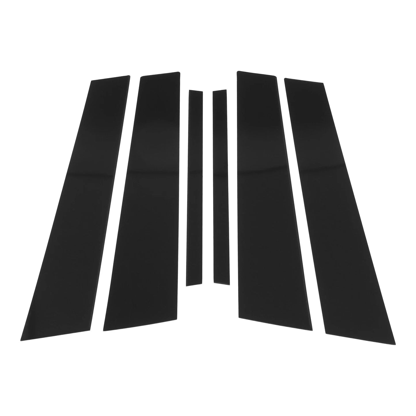 6 Pcs Black Door Pillar Window Trim for BMW 3-Series (2013-2018)