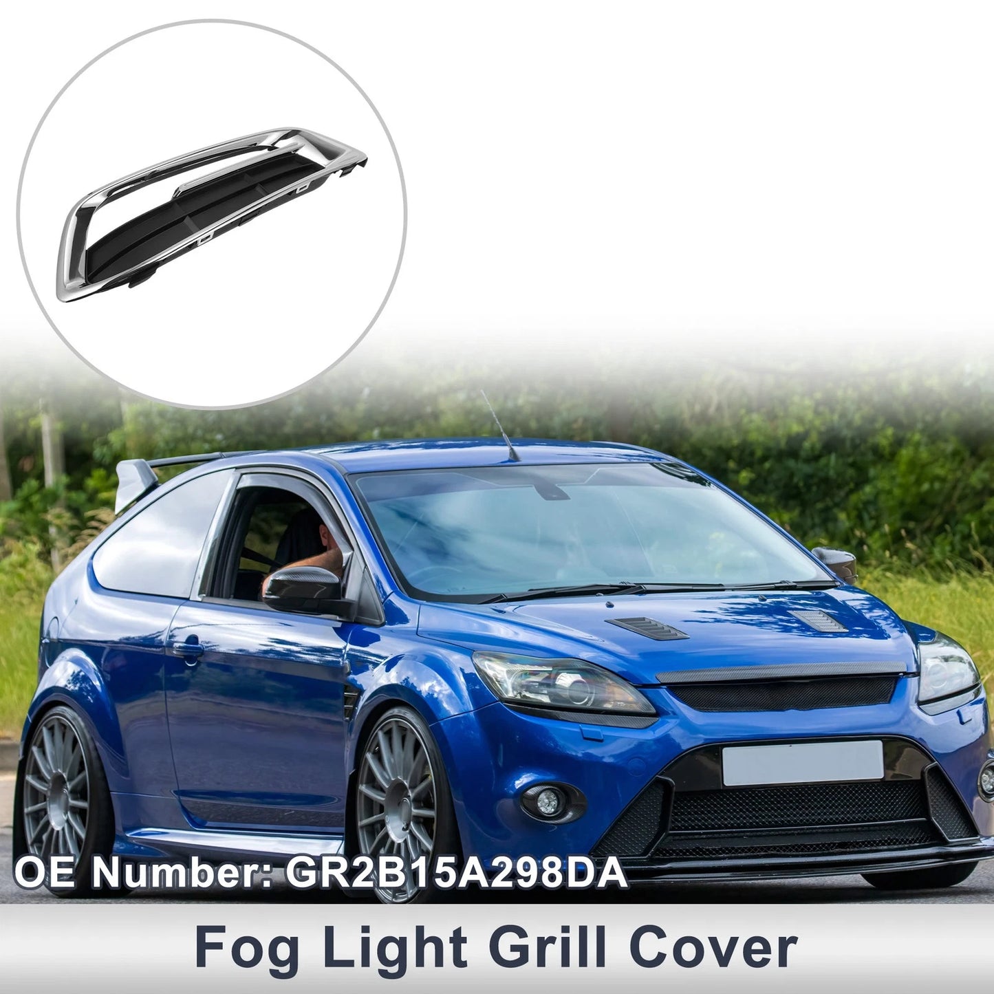 Fog Light Grill for Ford Taurus 2015-2018 (1 x)