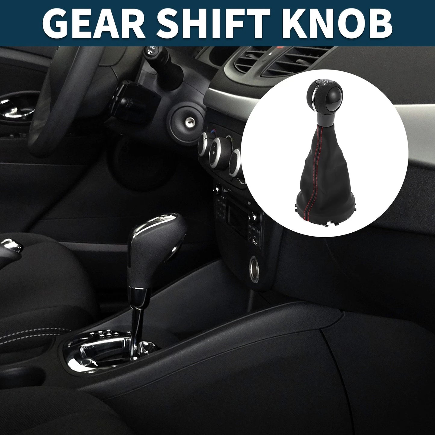 6 Speed Manual Gear Shifter Knob & Cover for Mini Cooper F55 F56 (2014-2023)