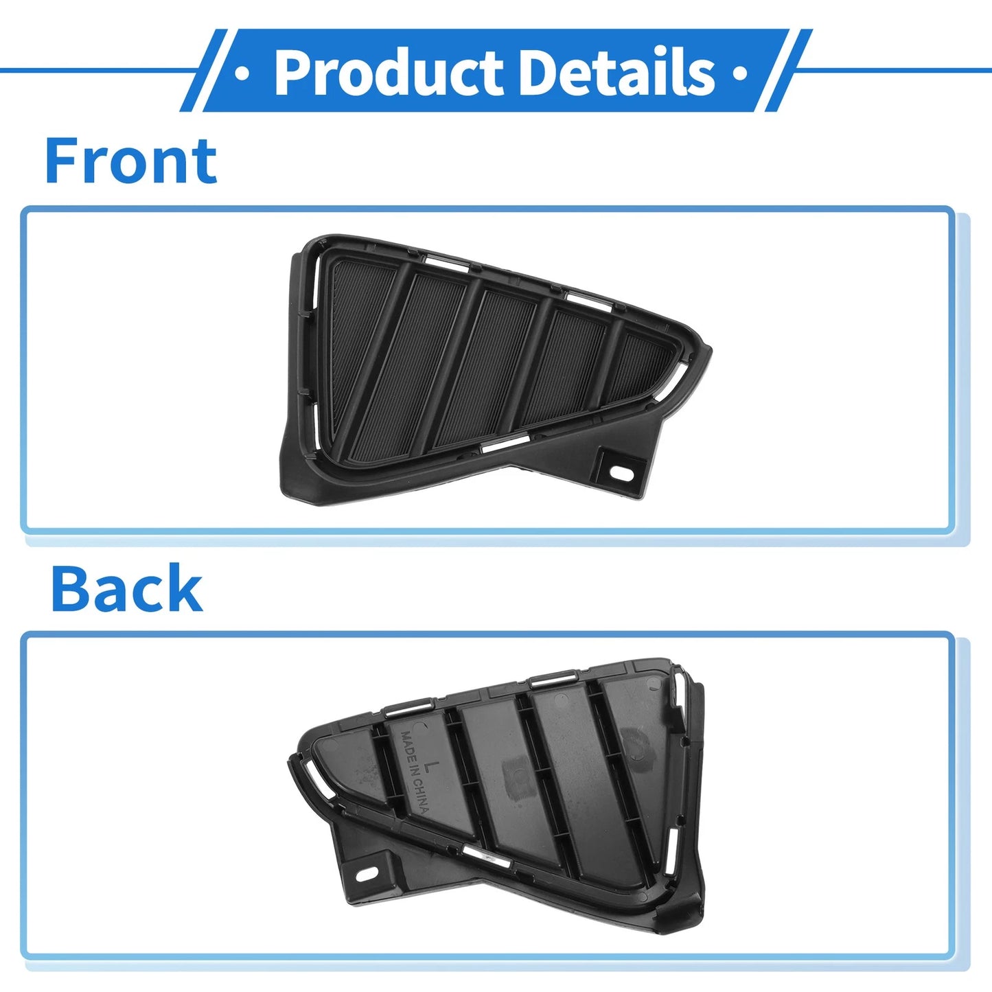 Front Left Fog Light Cover for Toyota RAV4 (2016-2018)
