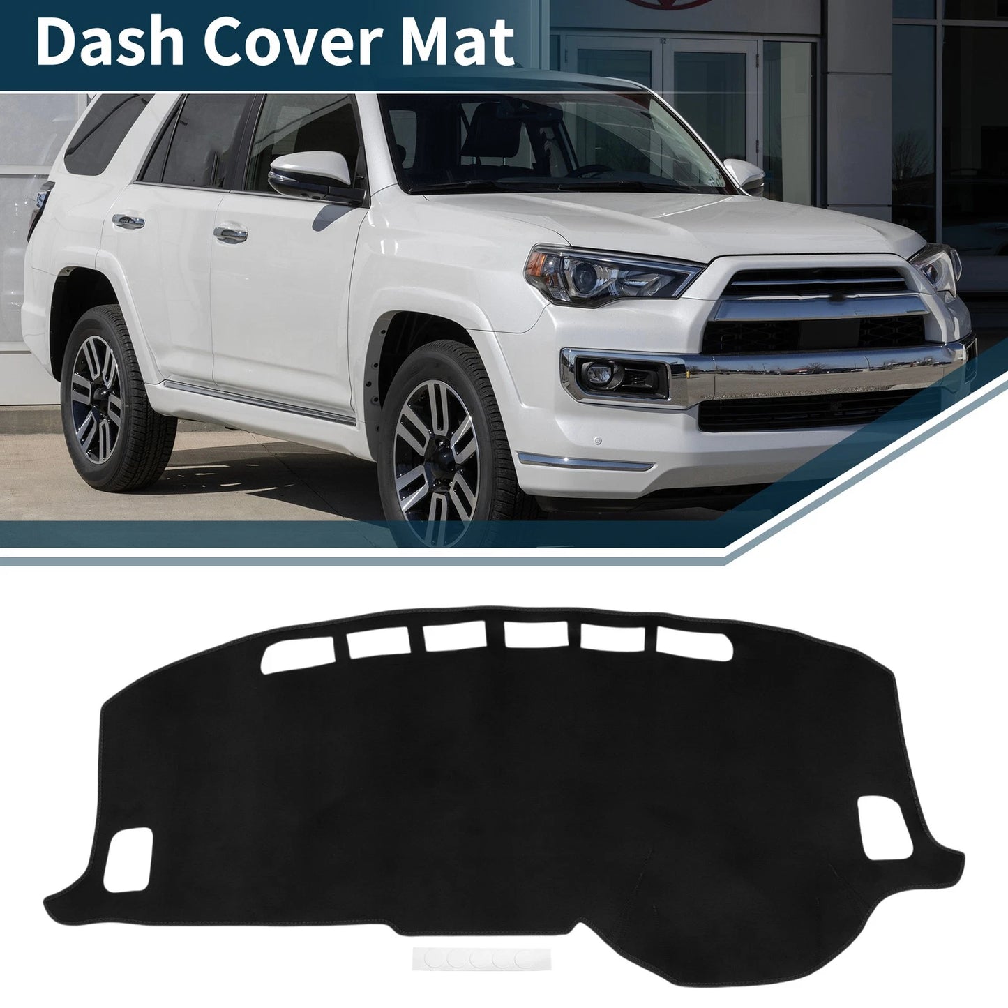 Dashboard Cover Mat for Nissan Dayz B40 Series Sun Protector Black (2014-2020)