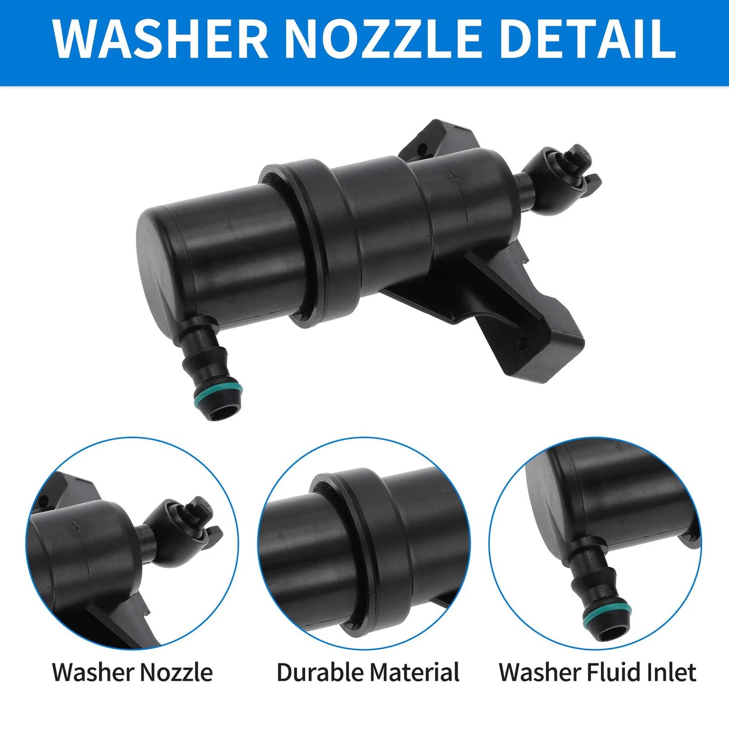 Front Right Headlight Washer Nozzle for BMW 750i 760Li 745i (2006-2015)