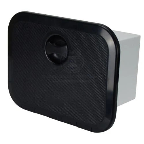 Access Hatch Storage Box for Caravan/Boat/RV Black Lid with 3 Drawers