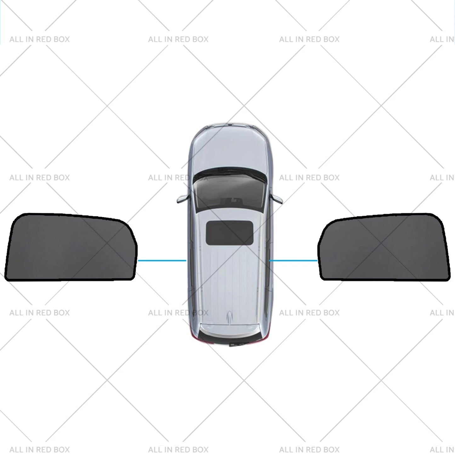 Magnetic Mesh Sun Blind Shades for Audi Q7 SQ7 (2015-2025)