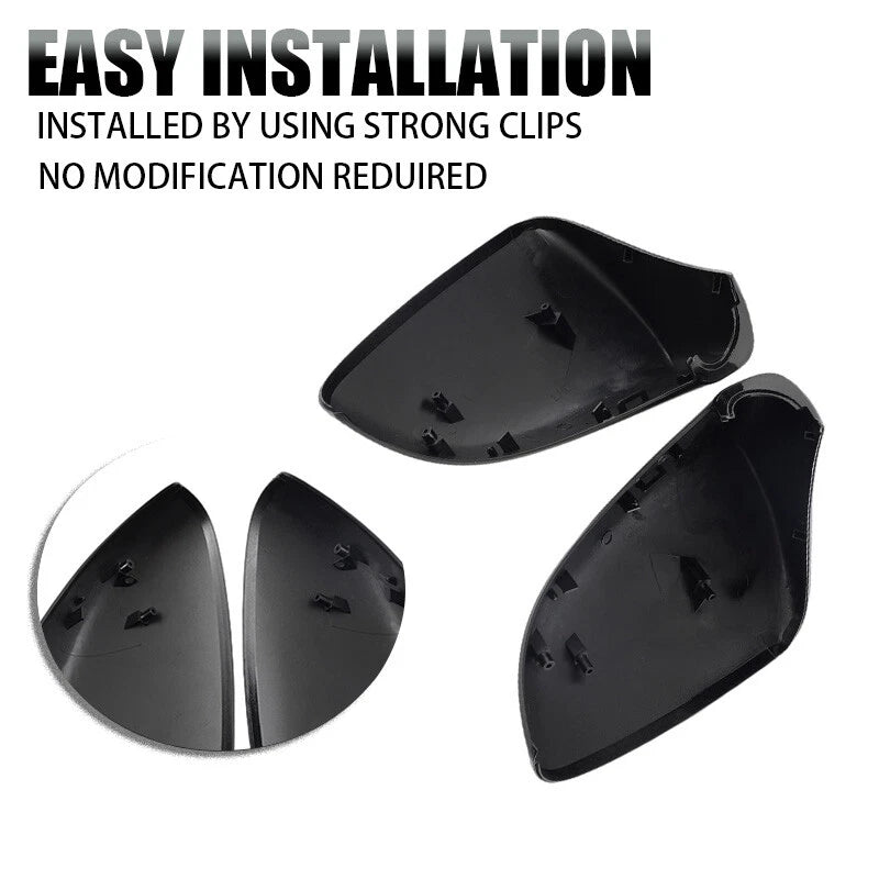 Rearview Mirror Cap Cover Black for Lexus IS RC 200 300 350 RC F SPORT (2014-2019)