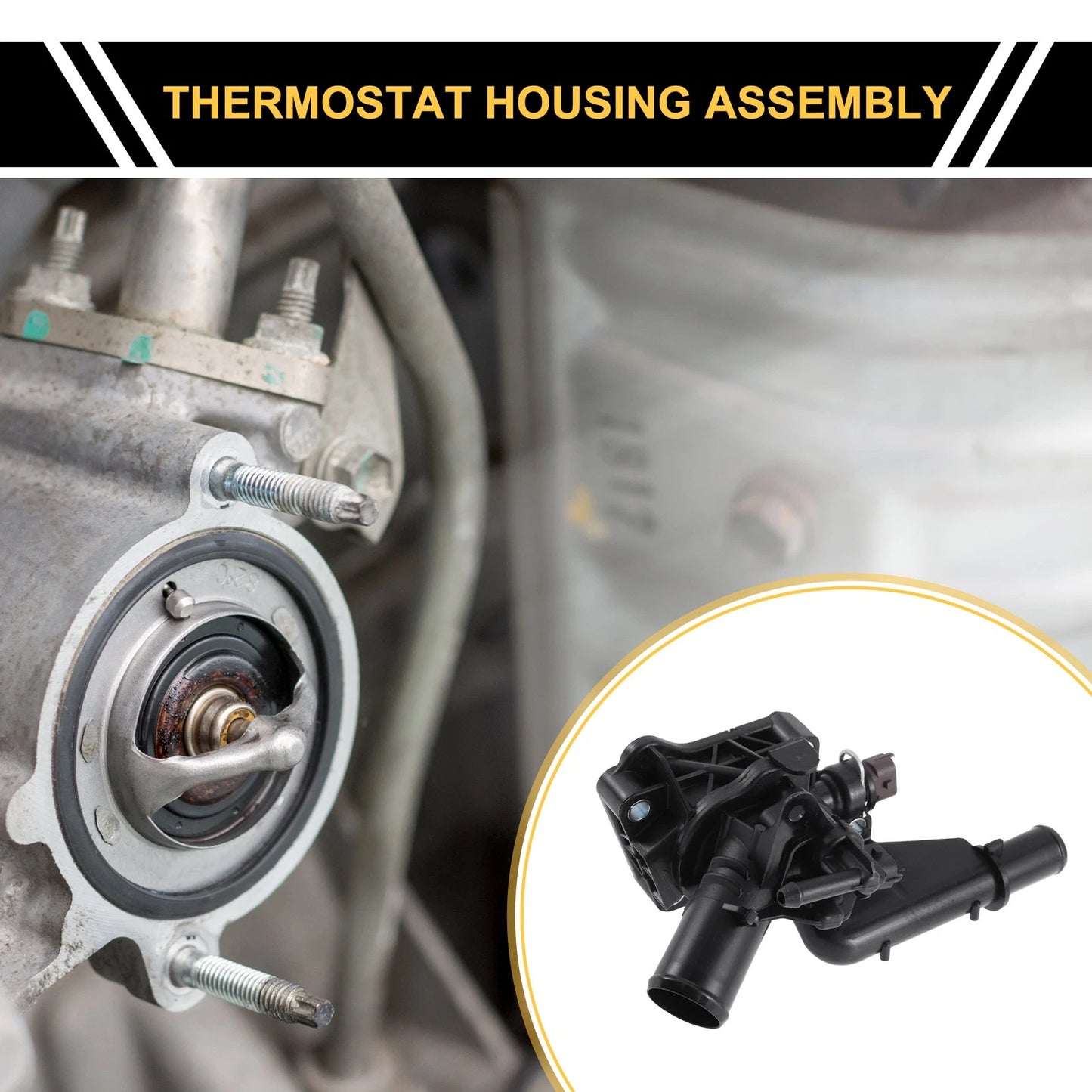 Engine Coolant Thermostat Housing for JEEP Compass JC (2020-2021)