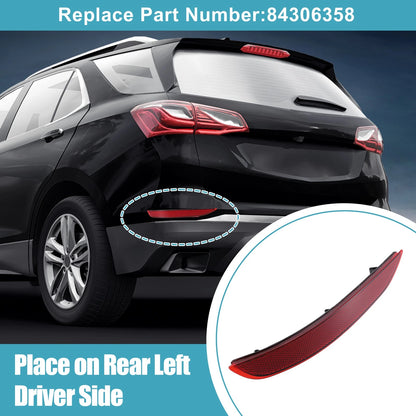 Left Side Rear Bumper Reflective Strip for Chevrolet Equinox (2018-2022)