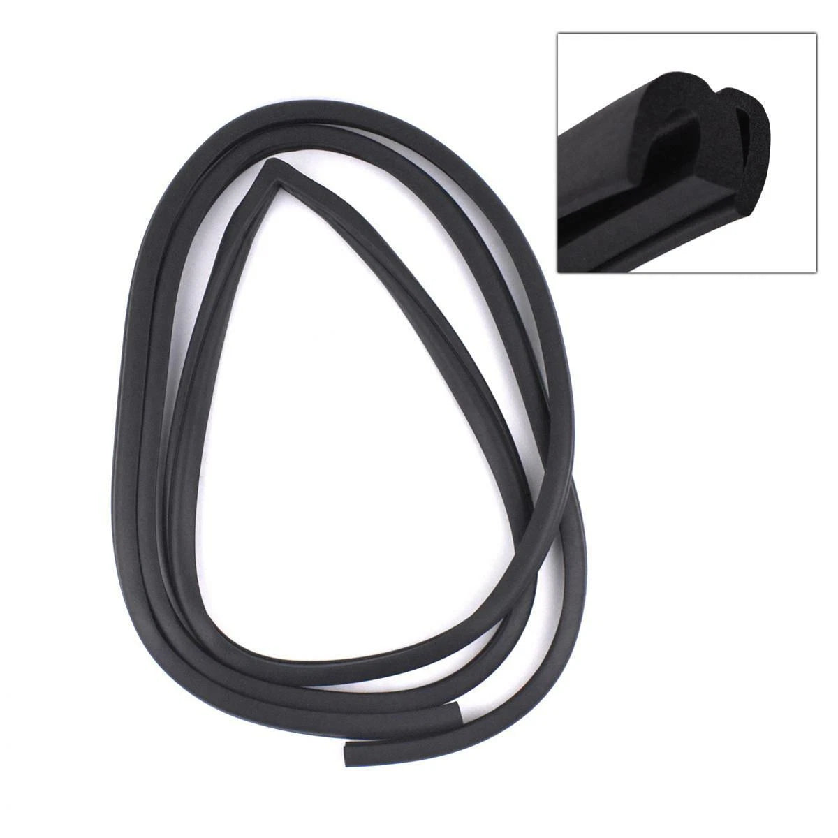Pair Door Rubber Weatherstrip Fits Datsun 520 521 Ute 1300 Truck Pickup 1966-72