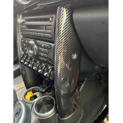 Carbon Style Side Center Support Panel Trim Fit for Mini Cooper R50 R52 R53