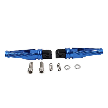 Blue Rear Passenger Foot Pegs for Yamaha YZF R1 R6 R1M R1S