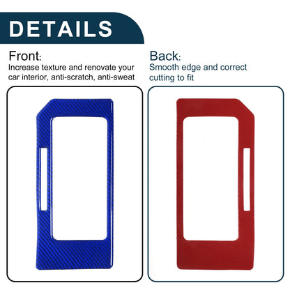 ABS Gear Shift Knob Cover for Ford F150 (2015-2020) - Carbon Fiber Dark Blue