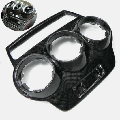 Real Carbon Fiber Central AC Vent Outlet Cover Replace For Ferrari F430 2005-09