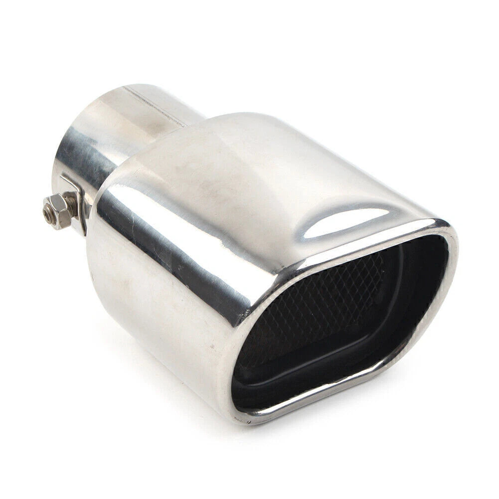 Chrome Stainless Steel Rear Exhaust Pipe Tail Muffler Tip for Make & Model