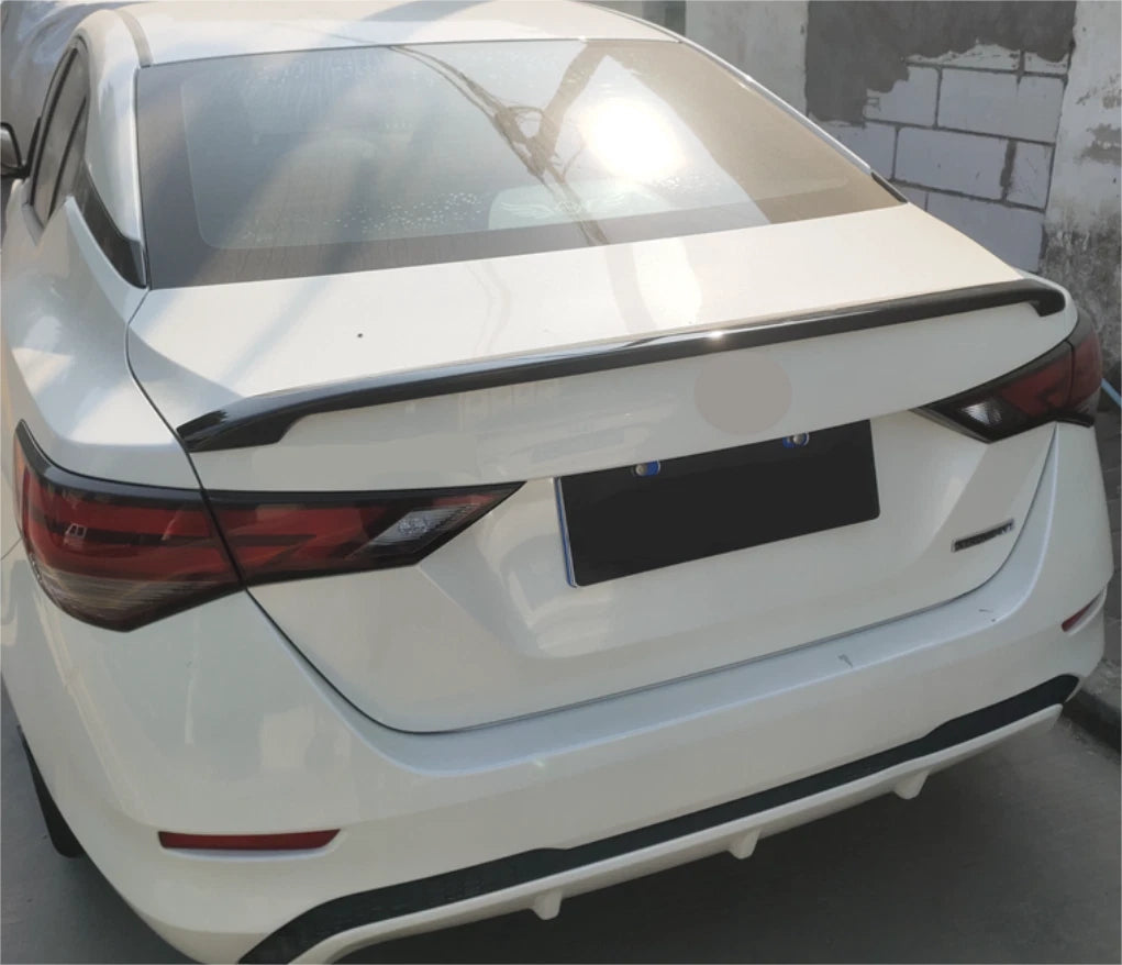 Rear Trunk Spoiler Wing for Nissan Sentra 2020-2024 Glossy Black Sedan