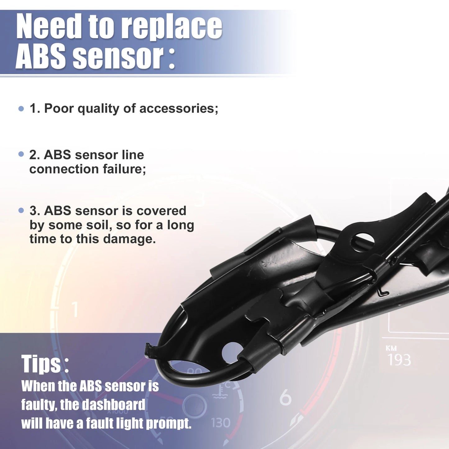 ABS Sensor Front Left for Honda Accord (2003-2007)
