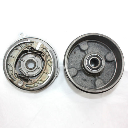 Drum Brake Housing Wheel Hub + Shoes for 125cc 150cc Quad Dirt Bike ATV