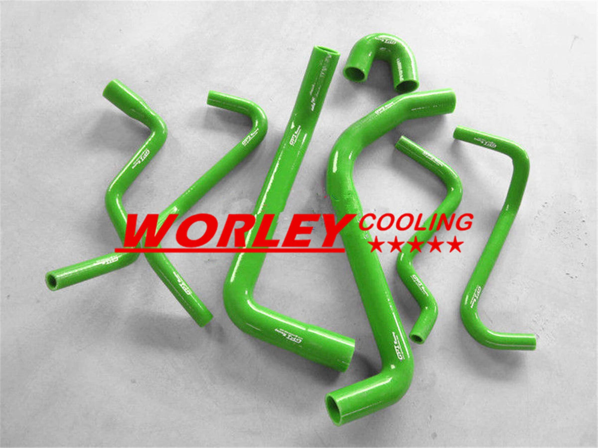 GREEN silicone hose for HOLDEN Commodore VY V6 / Statesman WK V6 (2002-2004)