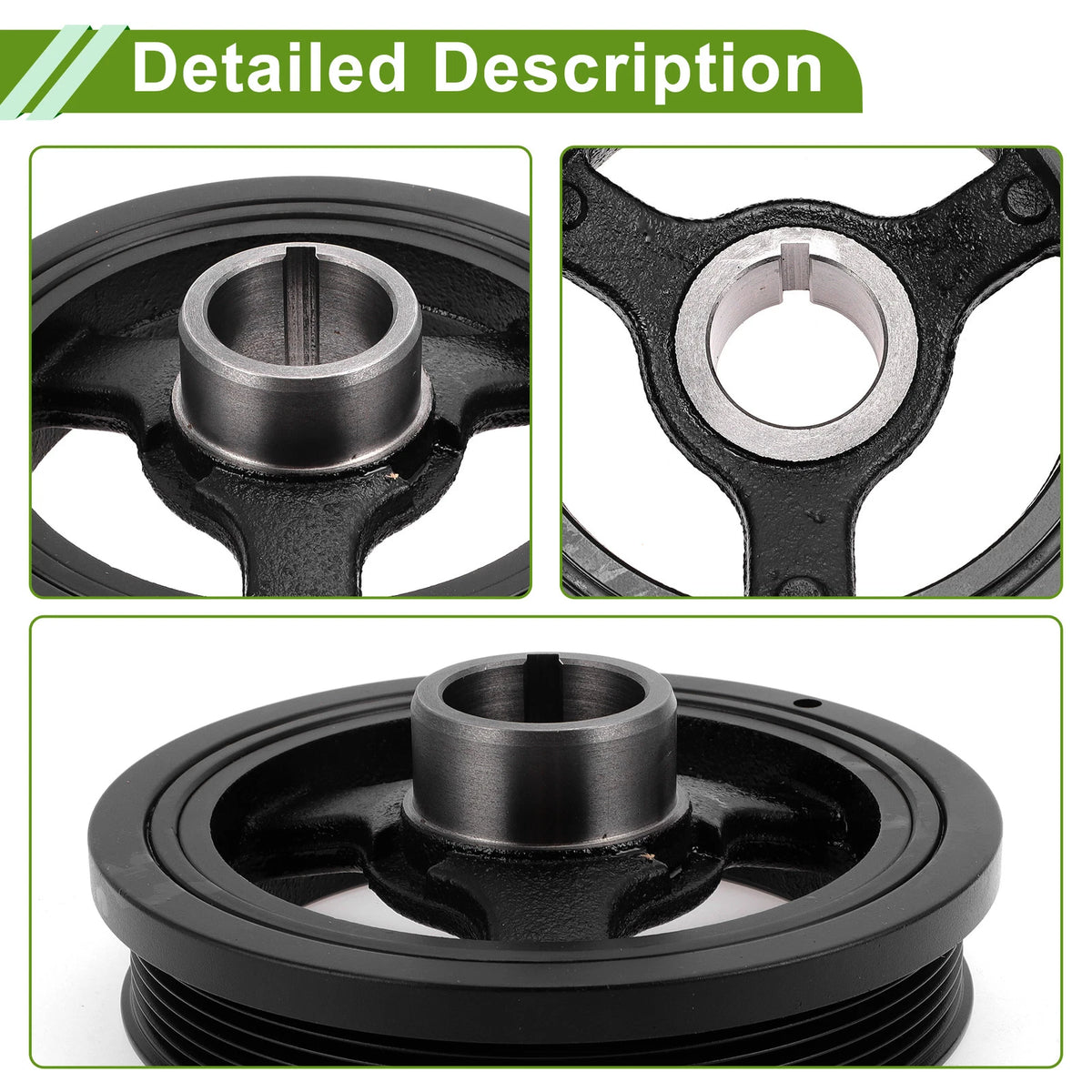 Engine Harmonic Balancer Crankshaft Pulley for Chevrolet Traverse