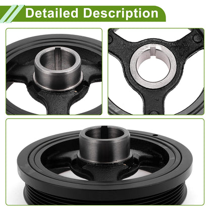 Engine Harmonic Balancer Crankshaft Pulley for Chevrolet Traverse