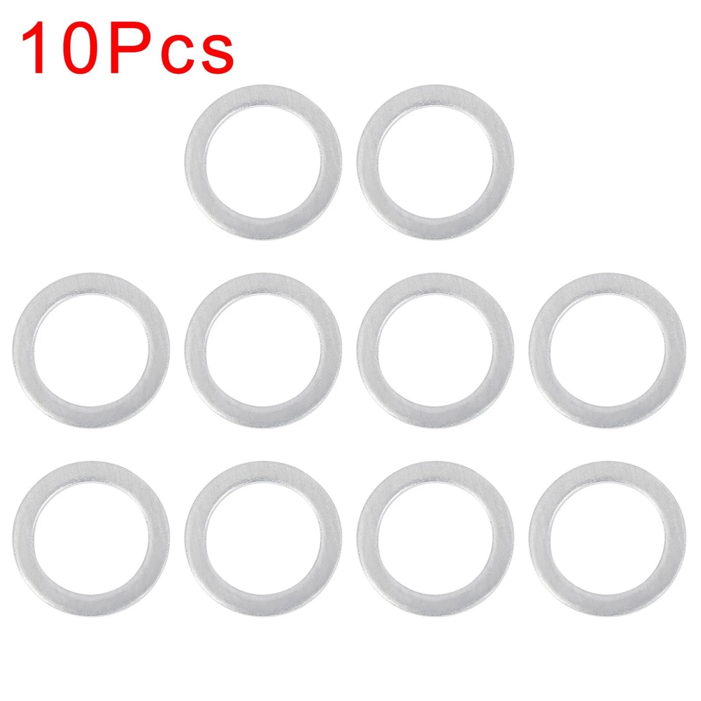 10 x M20 Silver Tone Oil Drain Plug Gaskets for Honda