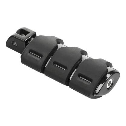 Black Front Rider Driver Footpeg Pegs for Harley Softail Low Rider (2018-2025)