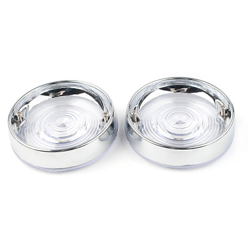 Clear Turn Signal Bezels Lens Covers for Harley Touring Road King (2009-2023)