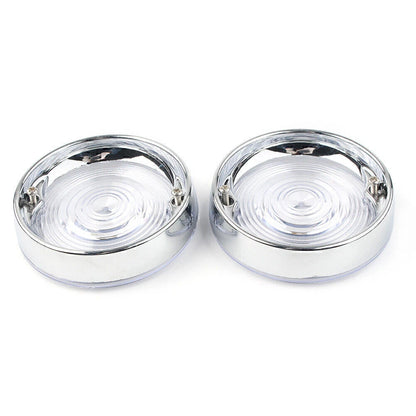 Clear Turn Signal Bezels Lens Covers for Harley Touring Road King (2009-2023)