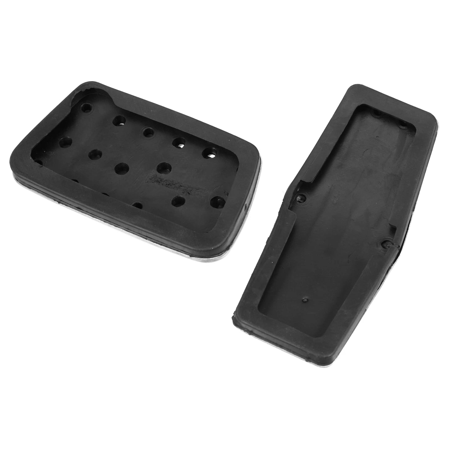 Brake Gas Accelerator Pedal Covers for Cadillac Buick Silver Tone