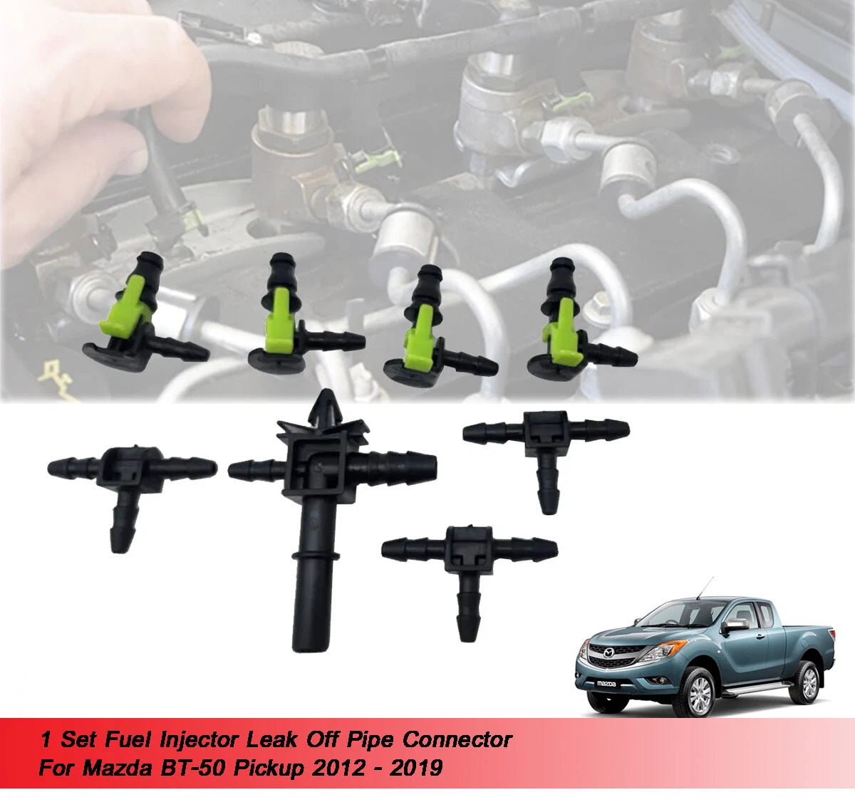 Leak Off Pipe for Mazda BT50 (2012-2019)