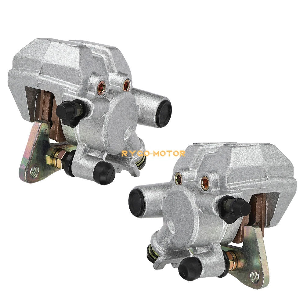 2 x Front Caliper & Pads for Yamaha Grizzly 600 660 YFM600F YFM660F