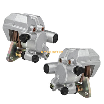 2 x Front Caliper & Pads for Yamaha Grizzly 600 660 YFM600F YFM660F